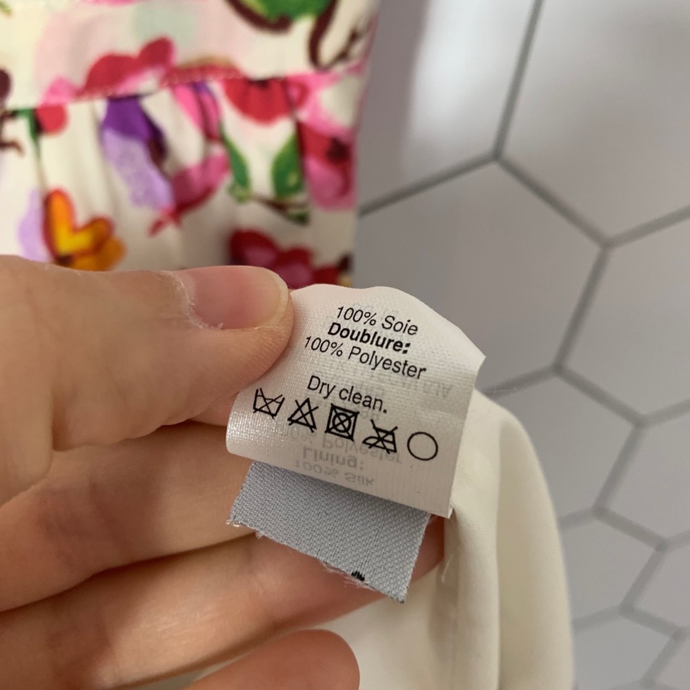 Madewell floral silk dress - Picture 2 of 7